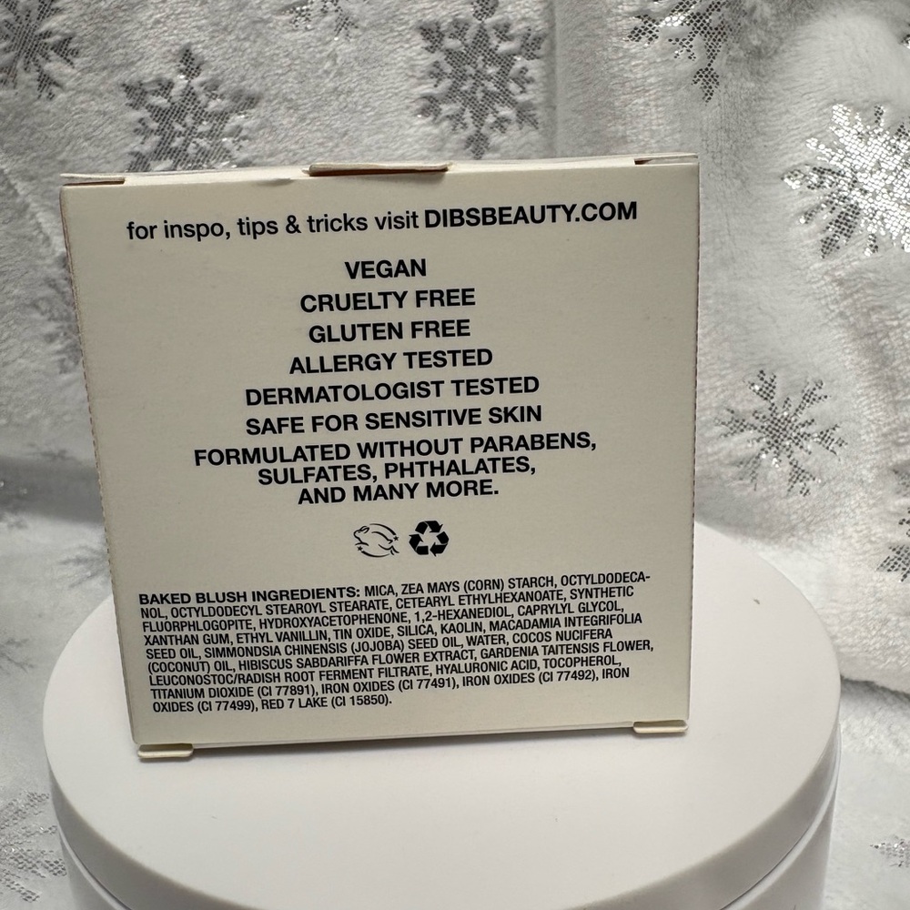 DIBS Beauty The Duet Baked Blush In Pop Star New In Box Full Size .3 oz - Picture 3 of 8